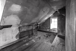 Stair at attic level, ca. 1780